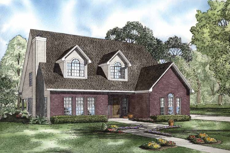 Colonial Style House Plan - 3 Beds 2.5 Baths 2545 Sq/Ft Plan #17-2764