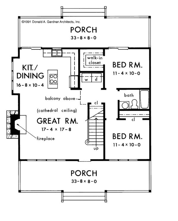 Country Floor Plan - Main Floor Plan #929-112