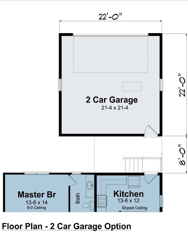 House Plan Design - Floor Plan - Other Floor for Cottage House Plan #1124-1 - 3 bed, 2 bath