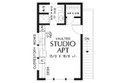 Modern Style House Plan - 1 Beds 1 Baths 672 Sq/Ft Plan #48-934 