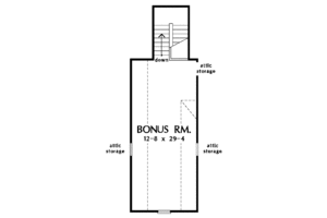 Floor Plan - Other Floor for Craftsman House Plan #929-783 - 4 bed, 2 bath