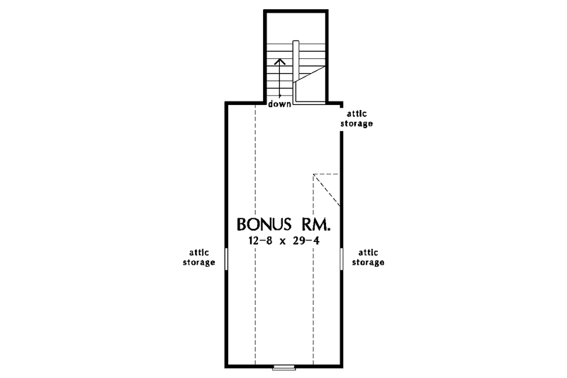 Home Plan - Floor Plan - Other Floor for Craftsman House Plan #929-783 - 4 bed, 2 bath