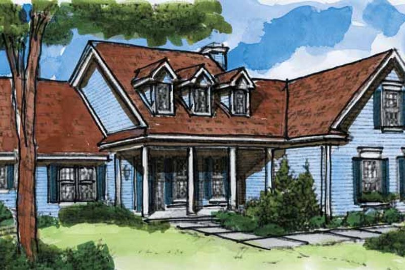 Home Plan - Country Exterior - Front Elevation Plan #320-925