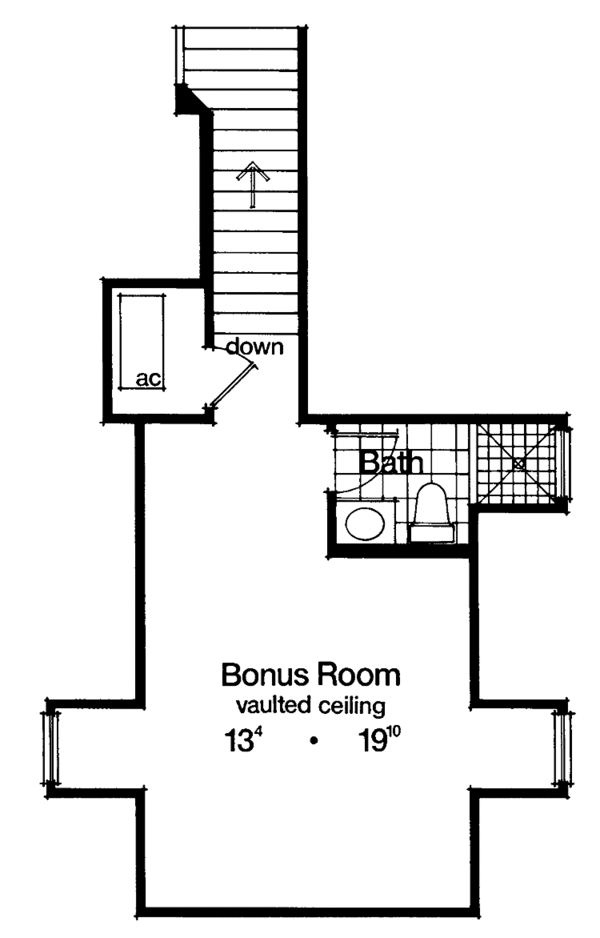 Architectural House Design - Country Floor Plan - Other Floor Plan #417-788