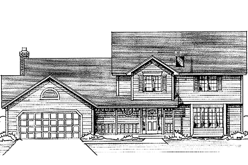 Dream House Plan - Exterior - Front Elevation 3 for Country House Plan #51-862 - 4 bed, 2.5 bath