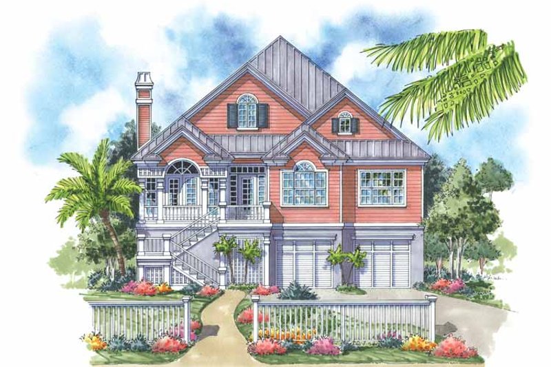 Home Plan - Exterior - Front Elevation 4 for Country House Plan #930-159 - 3 bed, 2 bath