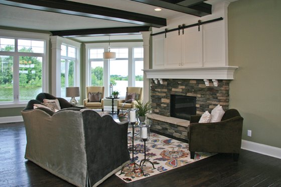 Interior - Family Room 1 for Country House Plan #928-250 - 4 bed, 3.5 bath