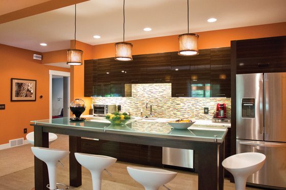 Interior - Kitchen 1 for Contemporary House Plan #928-273 - 3 bed, 2.5 bath