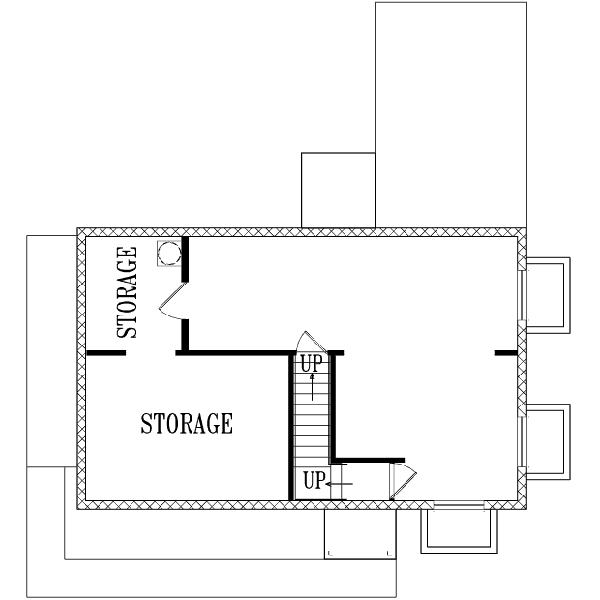 Southern Floor Plan - Lower Floor Plan #1-469