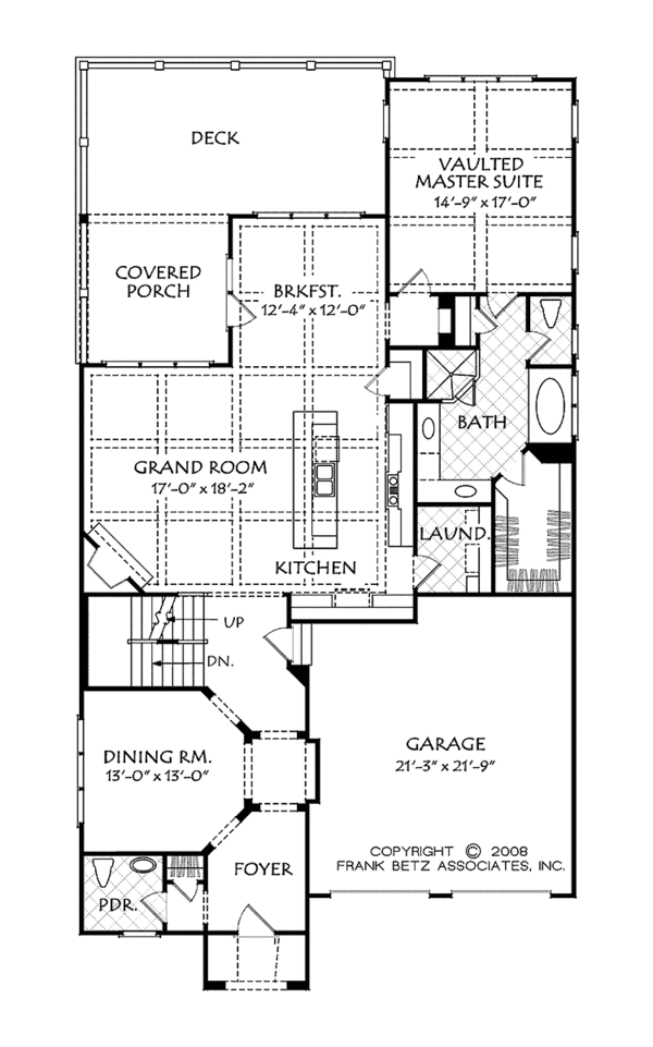House Plan Design - European Floor Plan - Main Floor Plan #927-543