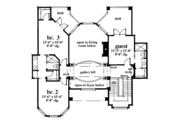 Mediterranean Style House Plan - 4 Beds 3.5 Baths 4140 Sq/Ft Plan #930-46 