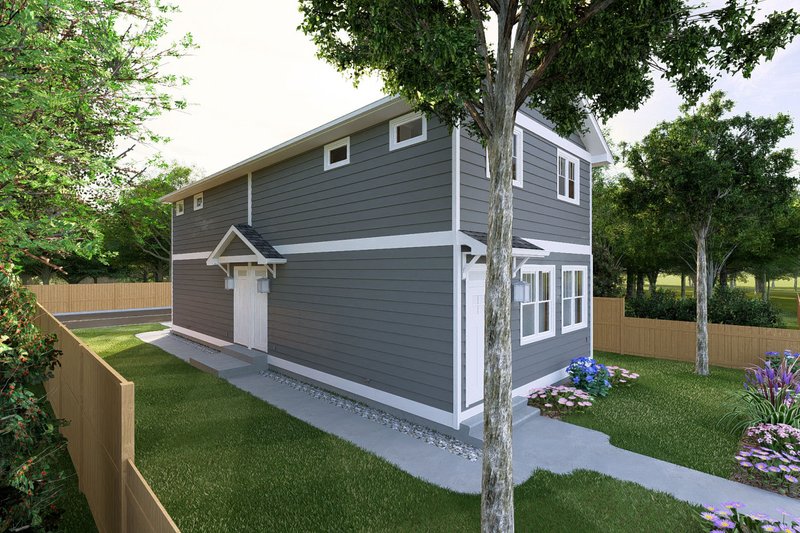 House Blueprint - Exterior - Other Elevation for Traditional House Plan #126-277 - 3 bed, 2 bath