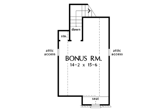 Floor Plan - Other Floor for Ranch House Plan #929-293 - 3 bed, 2.5 bath