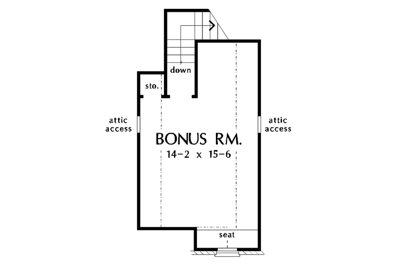 Dream House Plan - Floor Plan - Other Floor for Ranch House Plan #929-293 - 3 bed, 2.5 bath
