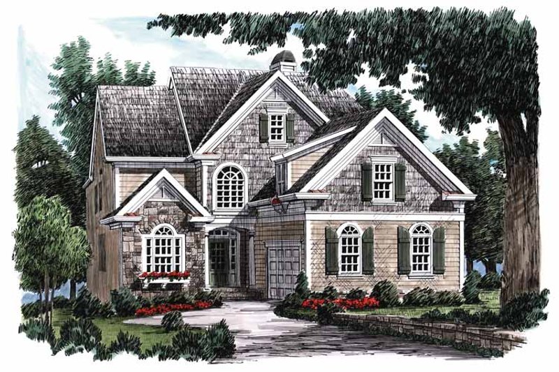 Home Plan - Country Exterior - Front Elevation Plan #927-648
