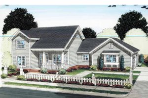 Architectural House Design - Traditional Exterior - Front Elevation Plan #513-2127