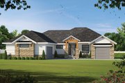 Craftsman Style House Plan - 4 Beds 4 Baths 3636 Sq/Ft Plan #20-2367 