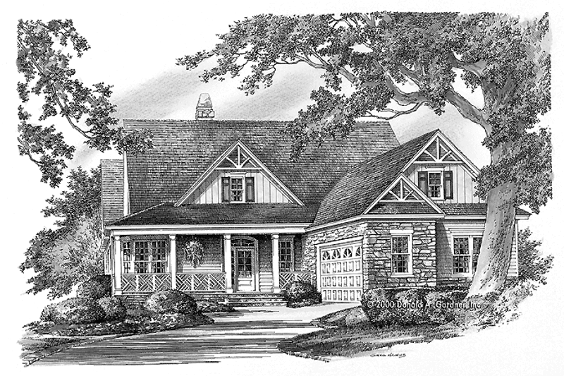 Dream House Plan - Country Exterior - Front Elevation Plan #929-751