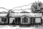 Ranch Style House Plan - 3 Beds 2 Baths 1032 Sq/Ft Plan #30-239 