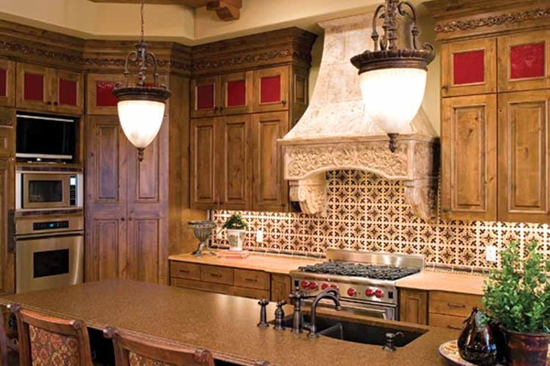 Home Plan - Interior - Kitchen for European House Plan #51-1073 - 4 bed, 3.5 bath