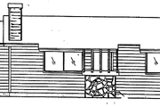 Contemporary Style House Plan - 3 Beds 1 Baths 1007 Sq/Ft Plan #30-251 