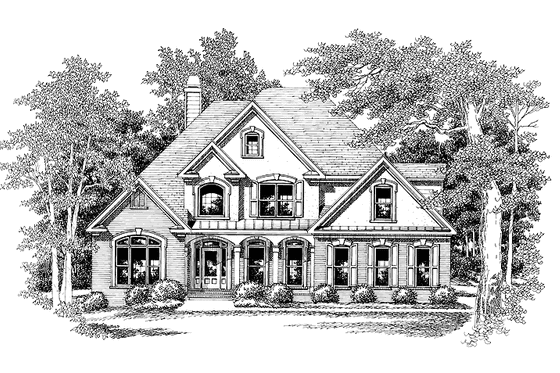 Exterior - Front Elevation 3 for Traditional House Plan #927-126 - 4 bed, 2.5 bath