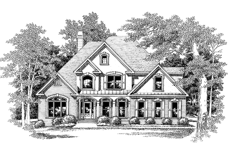 Home Plan - Exterior - Front Elevation 3 for Traditional House Plan #927-126 - 4 bed, 2.5 bath