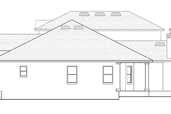 Exterior - Other Elevation 1 for Country House Plan #1058-114 - 4 bed, 4 bath