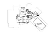 European Style House Plan - 4 Beds 4.5 Baths 3950 Sq/Ft Plan #52-198 