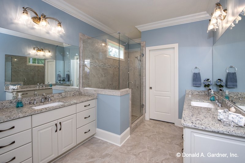 Architectural House Design - Interior - Master Bathroom for Craftsman House Plan #929-824 - 4 bed, 3 bath