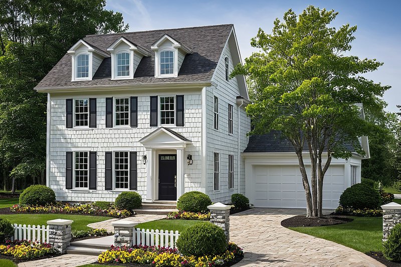 Home Plan - Classical Photo Plan #137-318