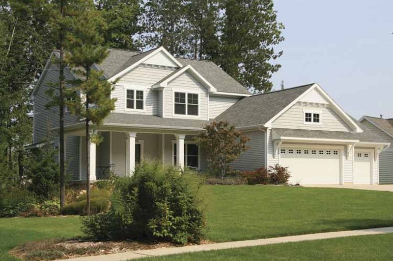 Home Plan - Exterior - Front Elevation 4 for Country House Plan #928-160 - 4 bed, 2.5 bath