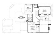 European Style House Plan - 4 Beds 4.5 Baths 3484 Sq/Ft Plan #411-651 