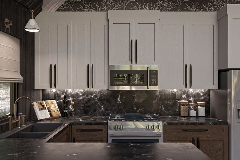 House Design - Interior - Kitchen 1 for Modern House Plan #455-428 - 1 bed, 1 bath