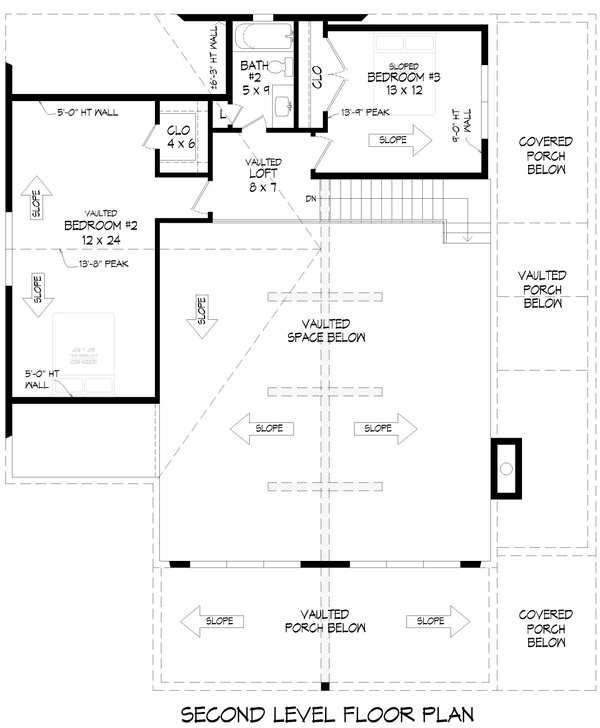 Dream House Plan - Country Floor Plan - Upper Floor Plan #932-1381