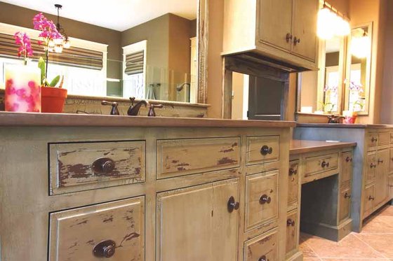 Interior - Master Bathroom 3 for European House Plan #928-178 - 4 bed, 3.5 bath