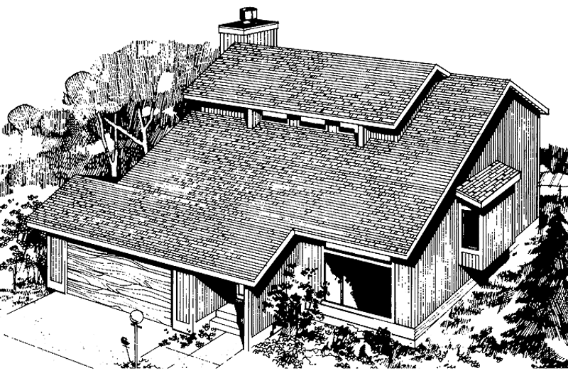 House Plan Design - Contemporary Exterior - Front Elevation Plan #320-655