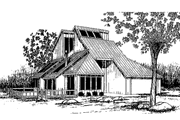 Contemporary Style House Plan - 3 Beds 2 Baths 1892 Sq/Ft Plan #60-776 