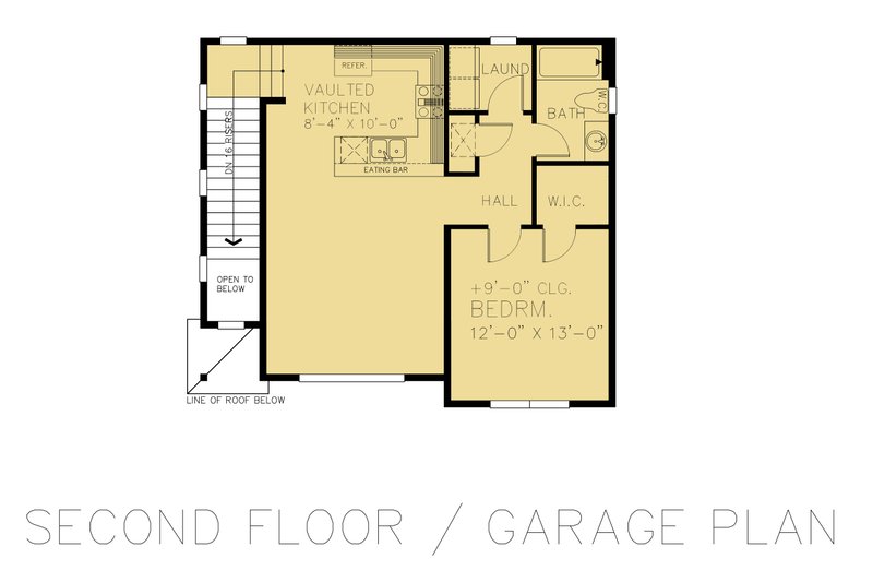 Home Plan - Garage Apartment