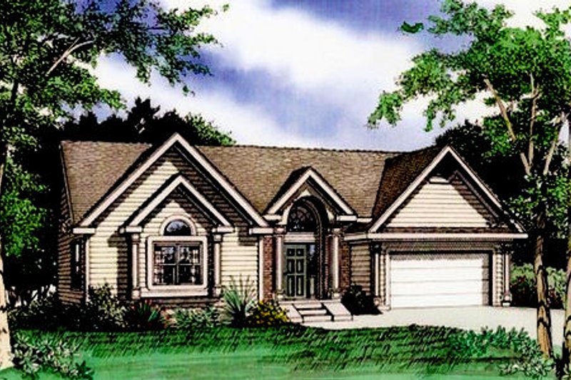 Traditional Style House Plan - 4 Beds 3 Baths 2427 Sq/Ft Plan #405-183