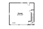 Craftsman Style House Plan - 0 Beds 0 Baths 538 Sq/Ft Plan #124-800 