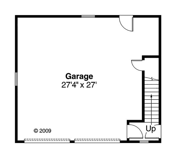 Craftsman Floor Plan - Main Floor Plan #124-800
