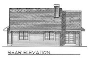 Traditional Style House Plan - 3 Beds 2 Baths 1329 Sq/Ft Plan #70-111 