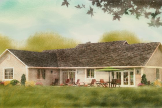 Exterior - Other Elevation 2 for Ranch House Plan #427-6 - 3 bed, 2 bath