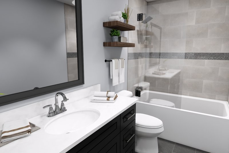 House Blueprint - Interior - Bathroom for Bungalow House Plan #51-1361 - 4 bed, 3.5 bath