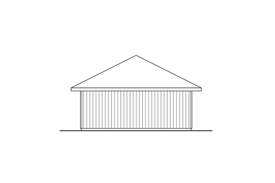 Exterior - Other Elevation for Prairie House Plan #124-1308, 0 bath