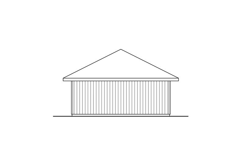 Architectural House Design - Exterior - Other Elevation for Prairie House Plan #124-1308, 0 bath