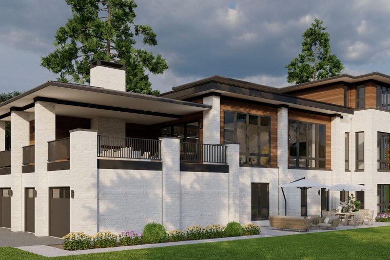 House Plan Design - Exterior - Other Elevation 2 for Modern House Plan #923-432 - 4 bed, 5.5 bath