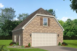 Country Exterior - Front Elevation Plan #932-84