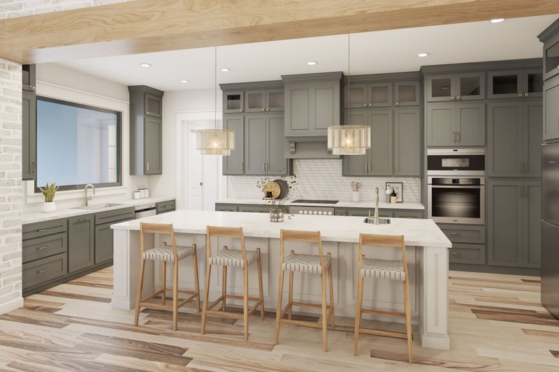 Dream House Plan - Farmhouse Interior - Kitchen Plan #430-406